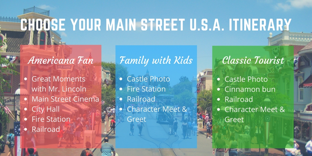 Main Street U.S.A. Itinerary